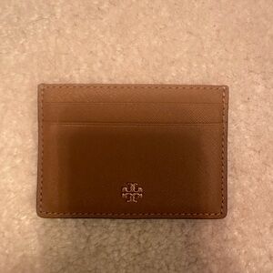Tory Burch Brown Key & Card Holder Leather Accessory